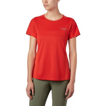 Columbia Irico Knit Short Sleeve, Camiseta Naranjas Para Mujer | 312067-AEU